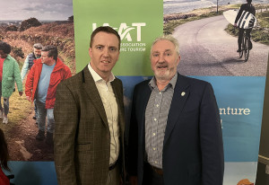Brendan Kenny, CEO IAAT and Colin Wolfe, Chair, hosted the annual conference in Westport. - YourDaysOut