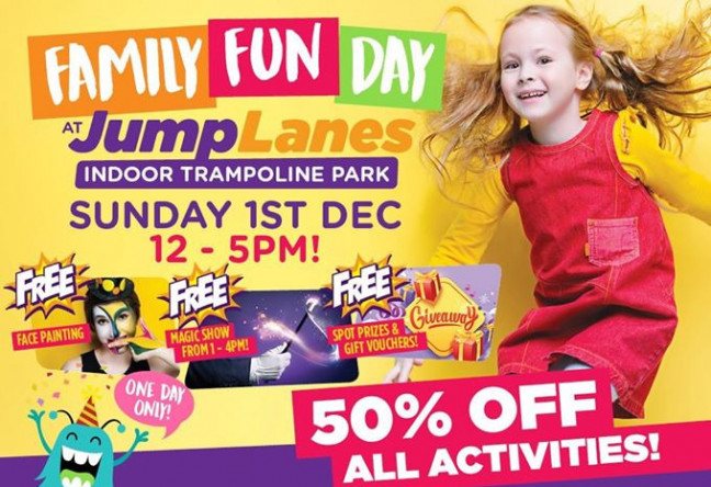 Things to do in County Galway, Ireland - Family Fun Day at JumpLanes Galway - YourDaysOut